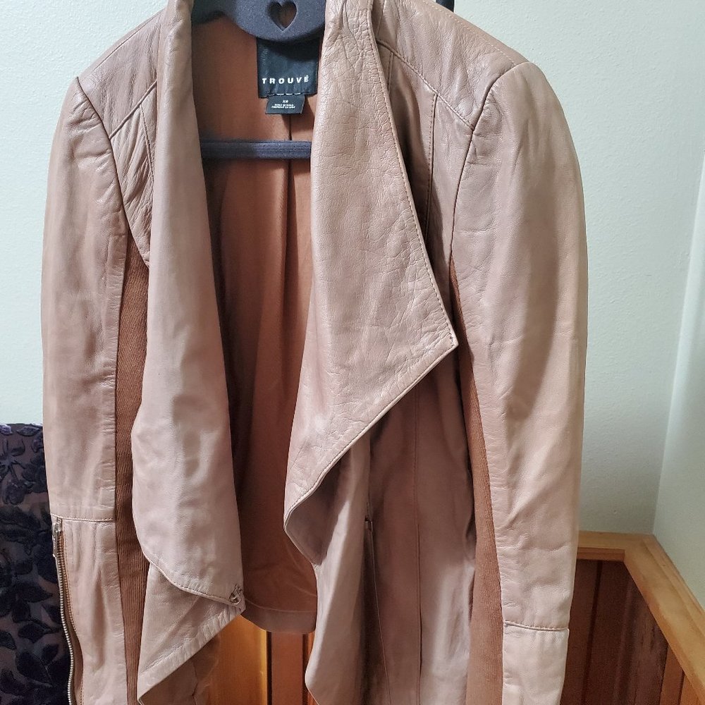 Trouve leather jacket xs